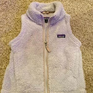 Patagonia Girls Grey Vest XS 5-6